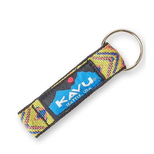 KAVU 【西雅圖 KAVU】Key Chain 鑰匙圈 黃色幾何 #910