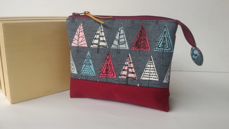 Triangle Tree Five-Layer Bag - Give yourself and your mother the best Mother's Day gift - Coin Purses - Cotton & Hemp 