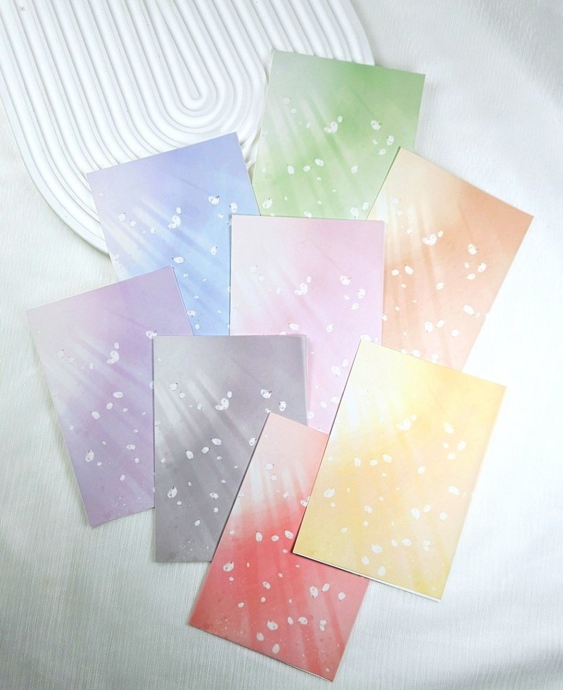 Summer Beach Background Paper - 便條紙/便利貼 - 紙 多色