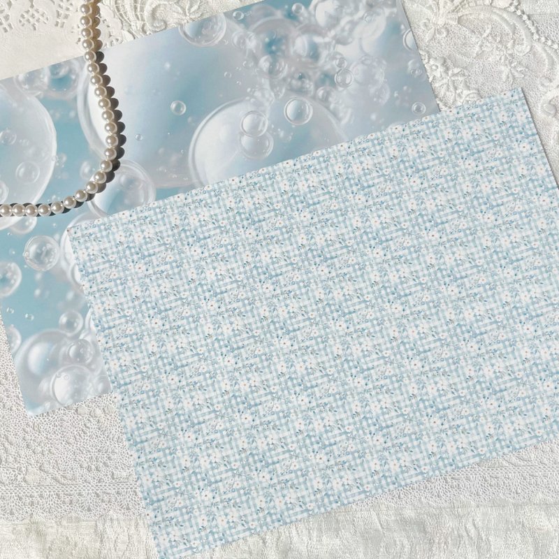 picnic design paper Floral x Bubbles - 禮物盒/包裝盒 - 紙 多色