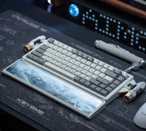 Keysme AIM04 鋁合金三模無線 QMK機械鍵盤 windows | android | mac
