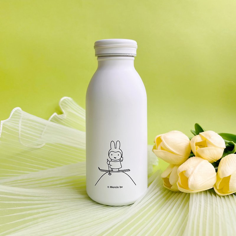 【Pinkoi x miffy】Faranci Portable Insulated Coke Bottle Cute Cartoon Stainless Steel Insulation - Vacuum Flasks - Other Materials White