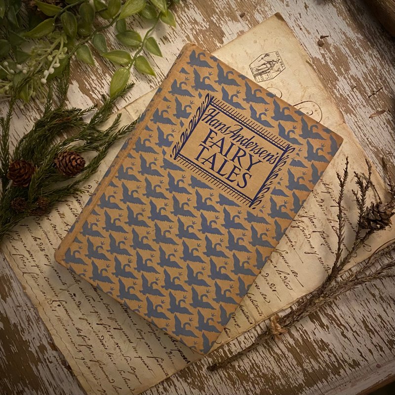 英國1953年出版安徒生童話集Hans Andersens Fairy Tales - 刊物/書籍 - 紙 綠色