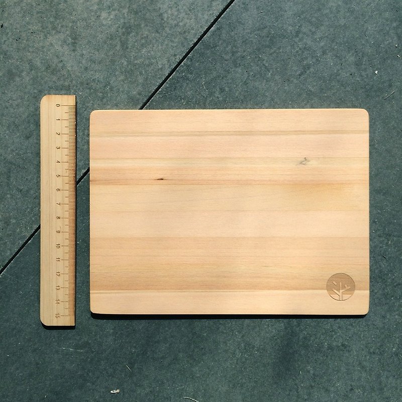 Offer, no mouse pad +15 cm wooden ruler - แผ่นรองเมาส์ - ไม้ สีทอง
