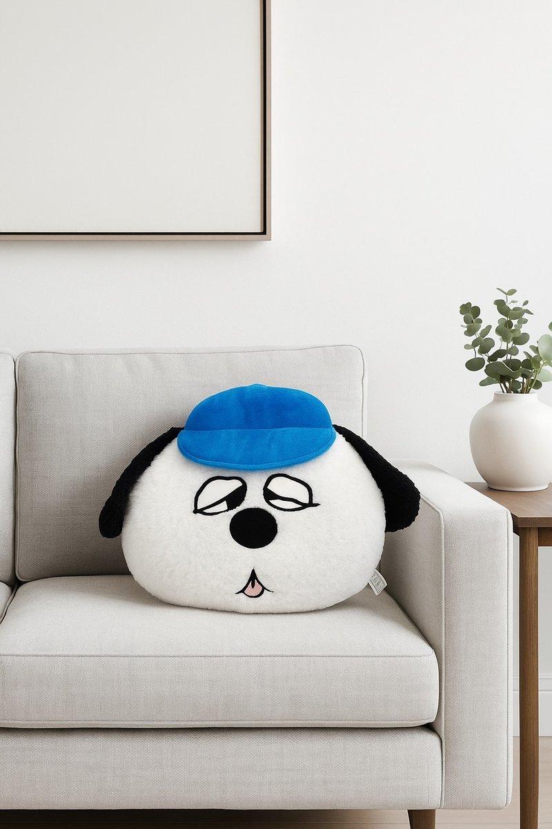 pinkoi獨家新品 歐拉夫 抱枕 午睡枕 靠墊 腰靠 snoopy olaf - 枕頭/抱枕 - 聚酯纖維 藍色