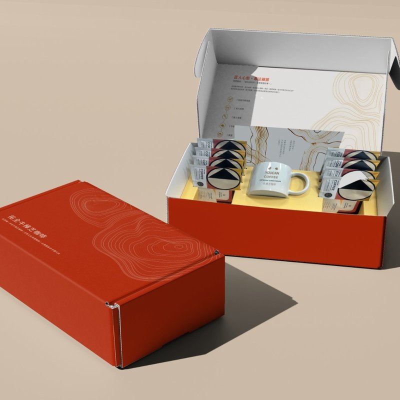 Youquan Vintage Antrodia Antrodia Coffee Gift Box-Corporate Customization-Please call us first for price - Coffee - Paper White