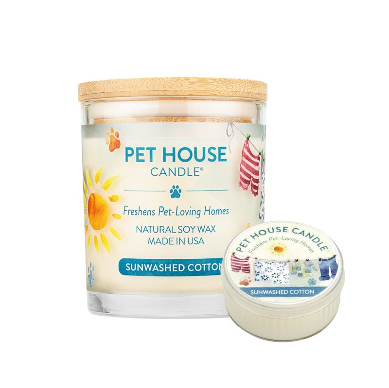 American PET HOUSE indoor deodorizing pet scented candle - fresh and soft fragrance - เทียน/เชิงเทียน - ขี้ผึ้ง 