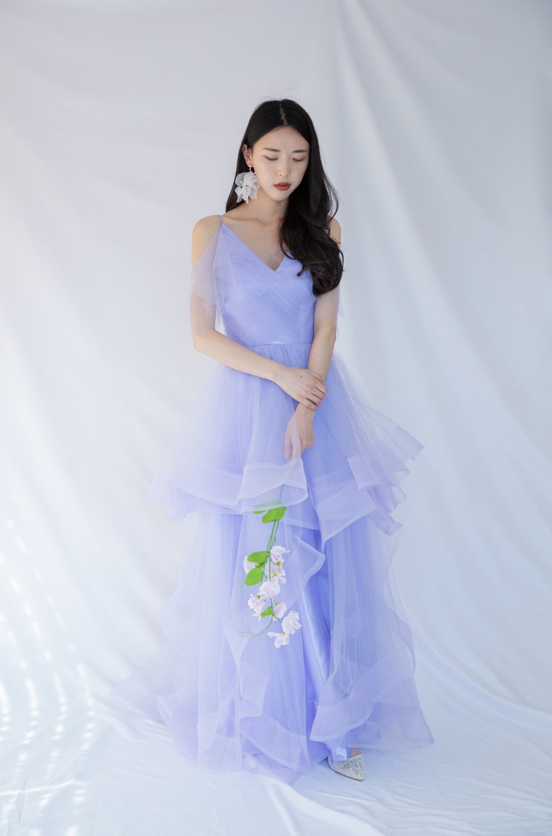 薄紗分層婚紗 - 禮服/小禮服 - 其他材質 紫色