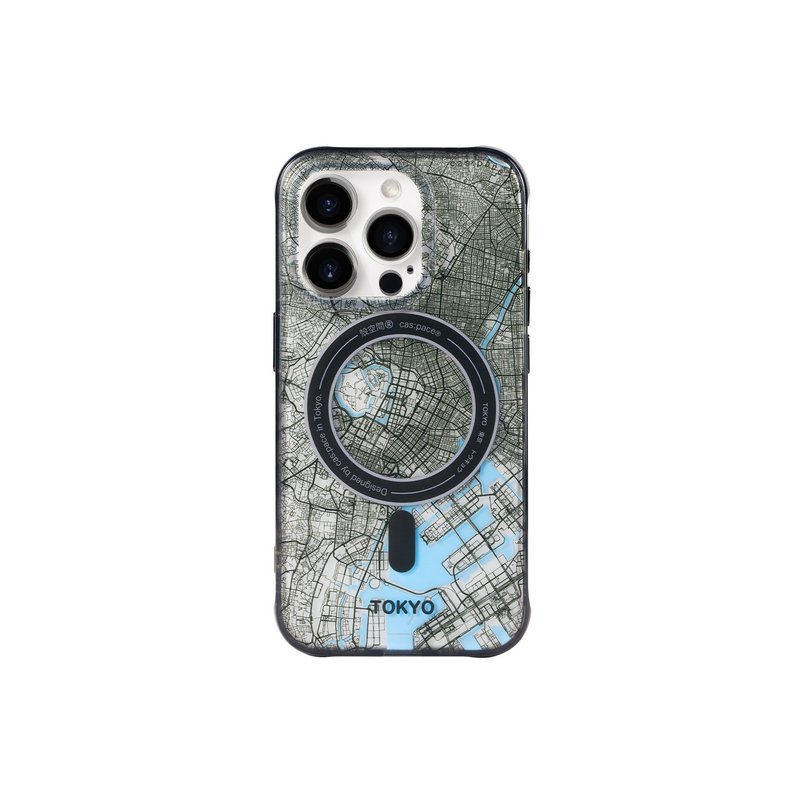 cas:pace 24S/S collection Tokyo map phone case - Phone Cases - Silicone 