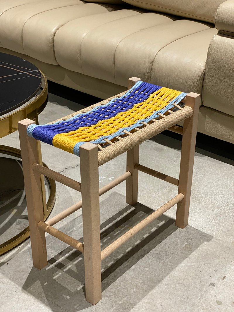 Flat weave chair weaving course - Knitting / Felted Wool / Cloth - Wood 