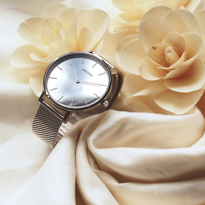 Mirror Ladies minimalist fashion collection / FX-25901 - นาฬิกาผู้หญิง - โลหะ 