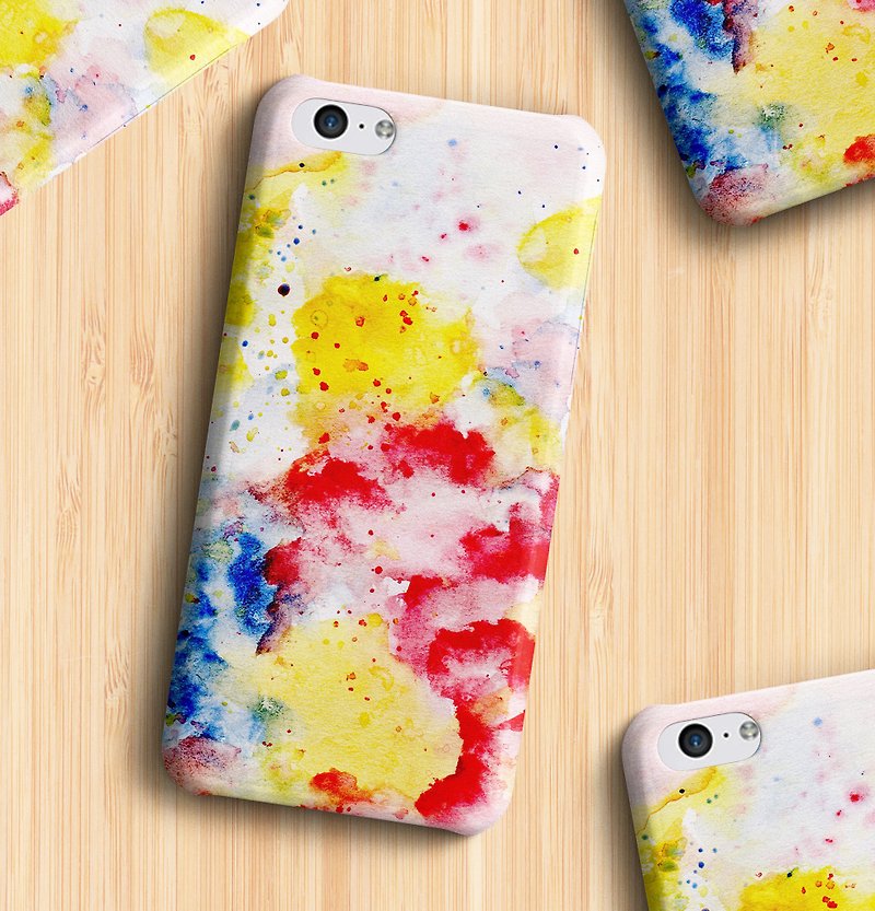 Water colour art phone case - เคส/ซองมือถือ - พลาสติก หลากหลายสี