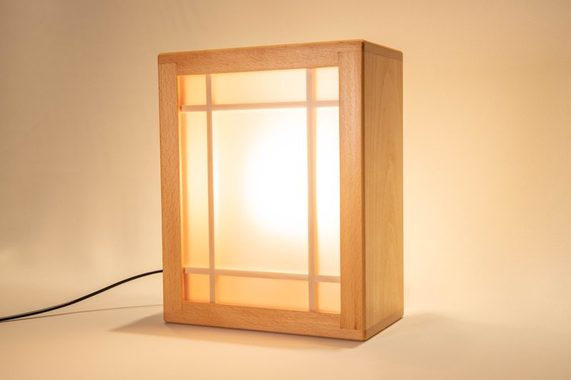 【Must be Wood】Japanese Night Lamp - Lighting - Wood Brown