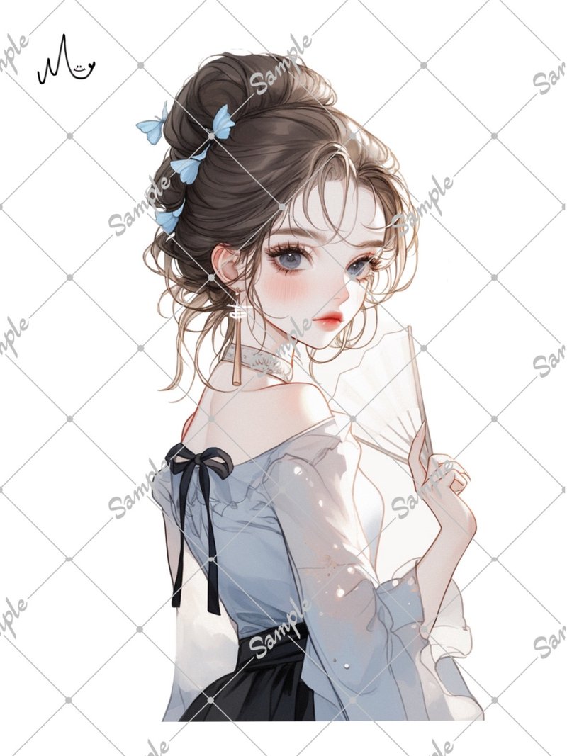 Original character stickers - สติกเกอร์ - กระดาษ 