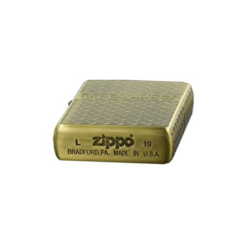 [Officially authorized by ZIPPO] Slogan-Safety First (Golden