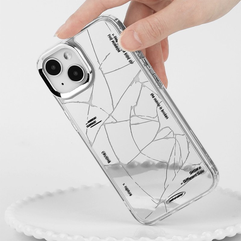 Mirror Cracked Mirror iPhone Case - เคส/ซองมือถือ - วัสดุอื่นๆ 