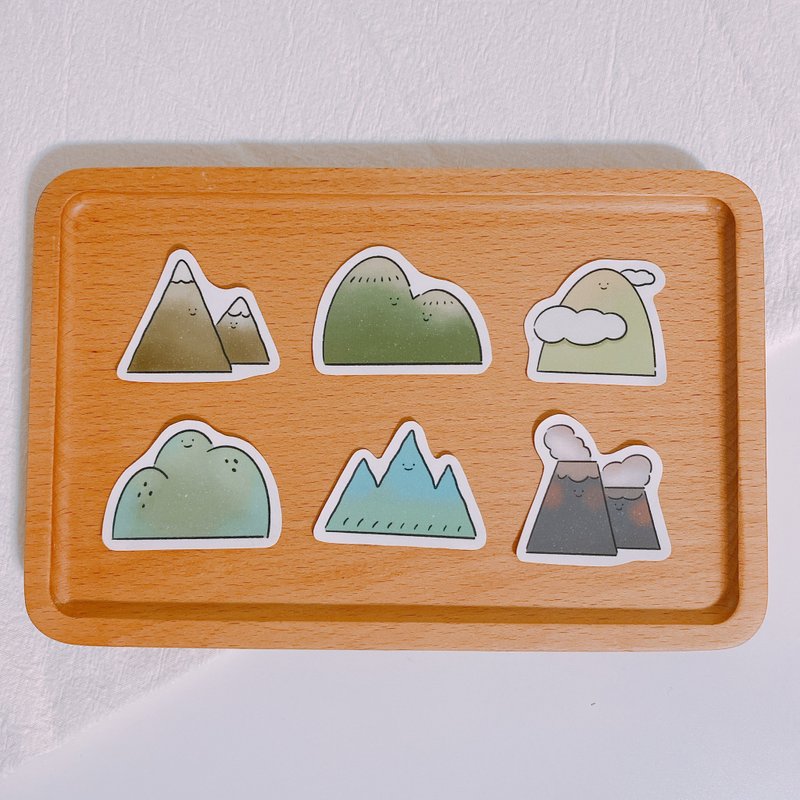 Hill Sticker Pack | Matte Waterproof Stickers - สติกเกอร์ - กระดาษ สีเขียว