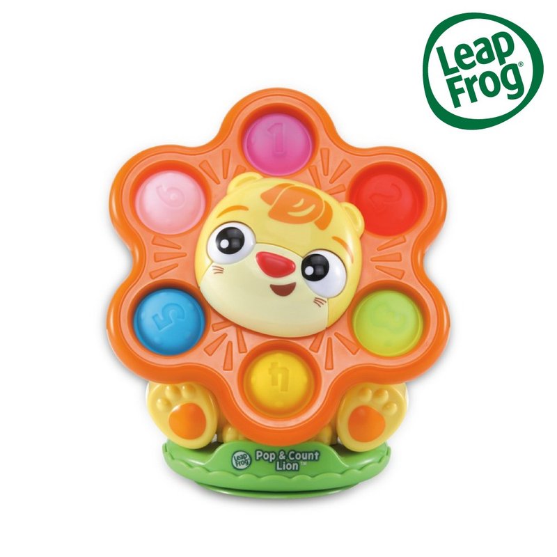 快速出貨-僅限寄送台灣【LeapFrog】泡泡數字彩虹獅 - 寶寶/兒童玩具/玩偶 - 塑膠 綠色