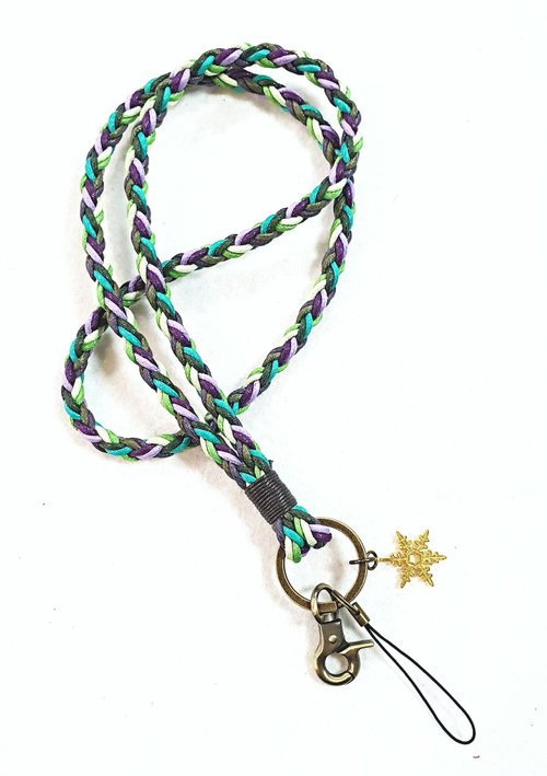 Paris。Le Bonheun Handmade Paris*Le Bonheun。成熟女孩。編織鑰匙圈