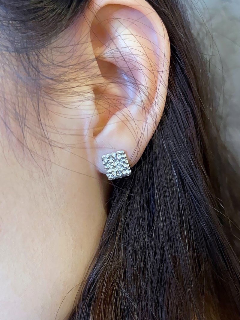 Time.mark earrings - ต่างหู - เงินแท้ 