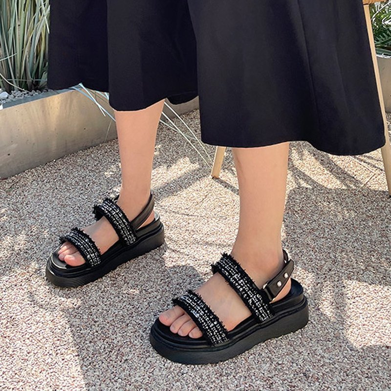 PRE-ORDER – MACMOC Luvia  (BLACK) 涼鞋 - 涼鞋 - 其他材質 