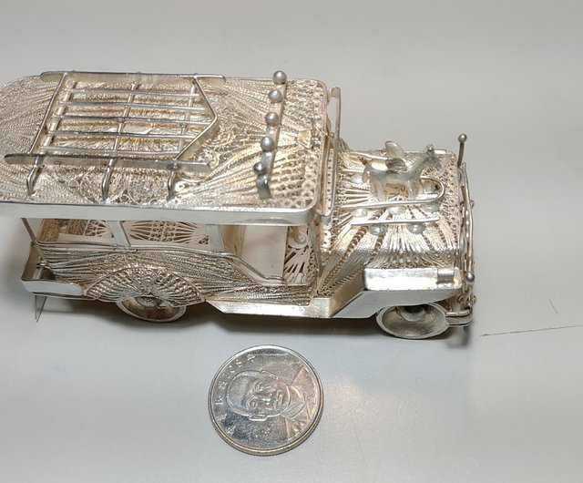 ㉛ヨーロピアンスタイル 貯金箱 車 アンティーク シルバー ㉛ヨーロピアンスタイル 貯金箱 車 アンティーク シルバー