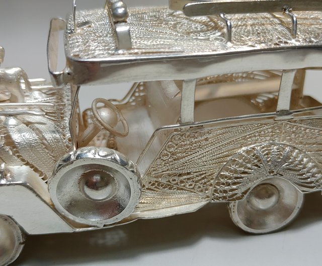 ㉛ヨーロピアンスタイル 貯金箱 車 アンティーク シルバー Amazon.co.jp: インテリア 貯金箱 車 ヨーロピアンスタイル