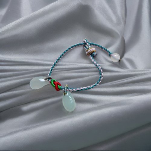 瓔珞珠寶盒 E.L.Jewelry Box 冰糯翡翠編織手鍊 | 天然緬甸玉翡翠A貨