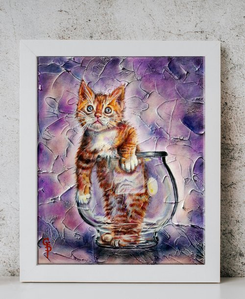 猫 絵画 猫の絵 猫のイラスト アンティーク インテリア クリスマスプレゼント 猫の絵キャンバスオリジナルオイルクリスマスギフトアート