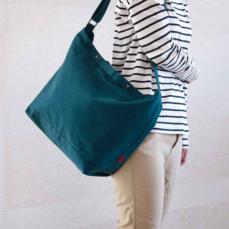 ZELT Waterproof Shoulder Canvas Bag - กระเป๋าแมสเซนเจอร์ - ไฟเบอร์อื่นๆ 