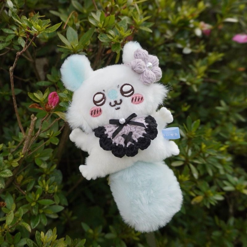 薰衣草-賞花領巾 娃衣 吉伊卡哇 ちいかわ Chiikawa 10cm - 玩偶/公仔 - 棉．麻 