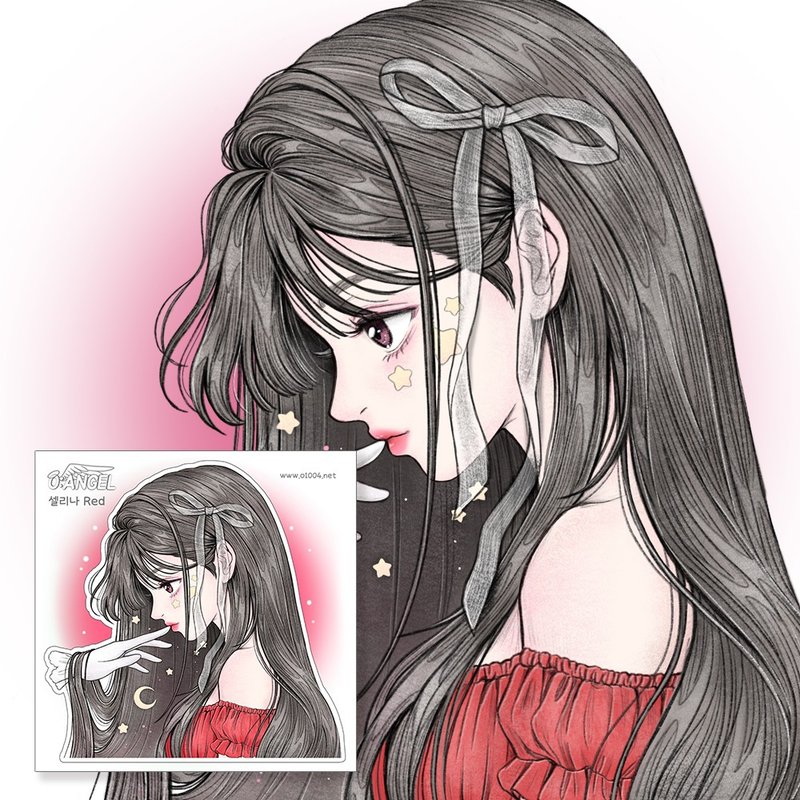 Selina stickers - 貼紙 - 紙 