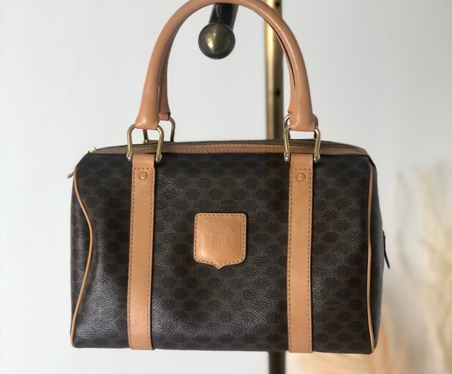 日本直送 名牌中古包 】CELINE セリーヌ マカダム ブラゾン型