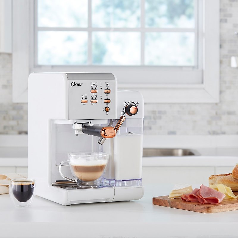 Milk Frother 2nd Generation 5+ Freestyle Italian Coffee Machine - White Rose Gold - Kitchen Appliances - Other Materials White