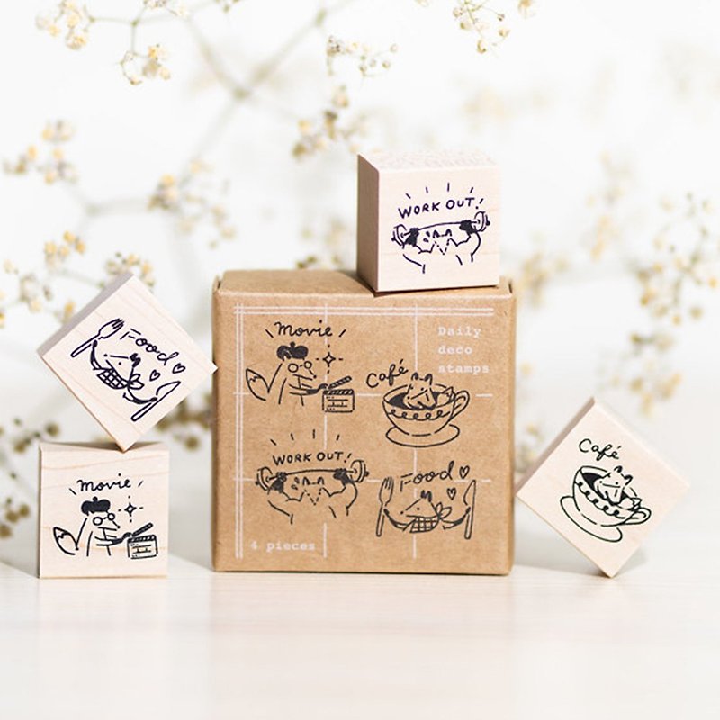 Little Fox Daily│Multifunctional Seal Set - Stamps & Stamp Pads - Wood 