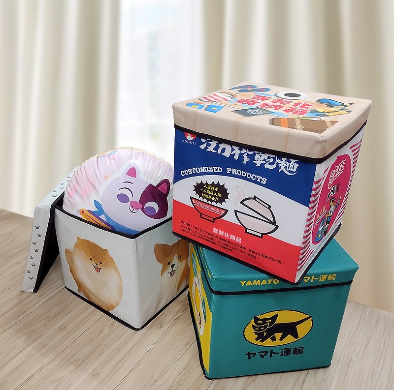 Customized Oxford cloth folding storage box storage box folding storage box custom gift gift custom - กล่องเก็บของ - วัสดุอื่นๆ 