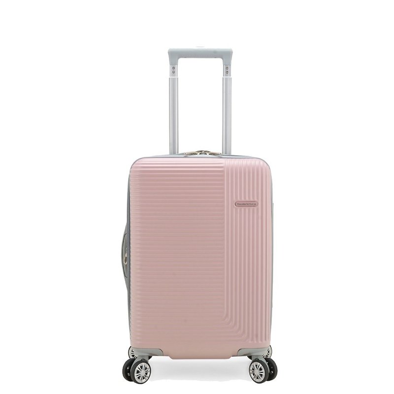 Traveler's Choice MALDIVES系列22吋拉鍊行李箱-櫻花粉 - 行李箱/行李喼 - 塑膠 粉紅色