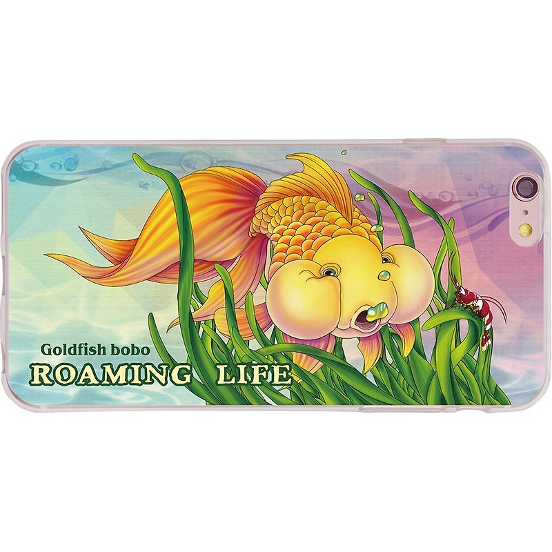 New Year series [roaming] Bobo live goldfish - Light Army -TPU phone case "iPhone / Samsung / HTC / LG / Sony / millet / OPPO" - Phone Cases - Silicone Multicolor