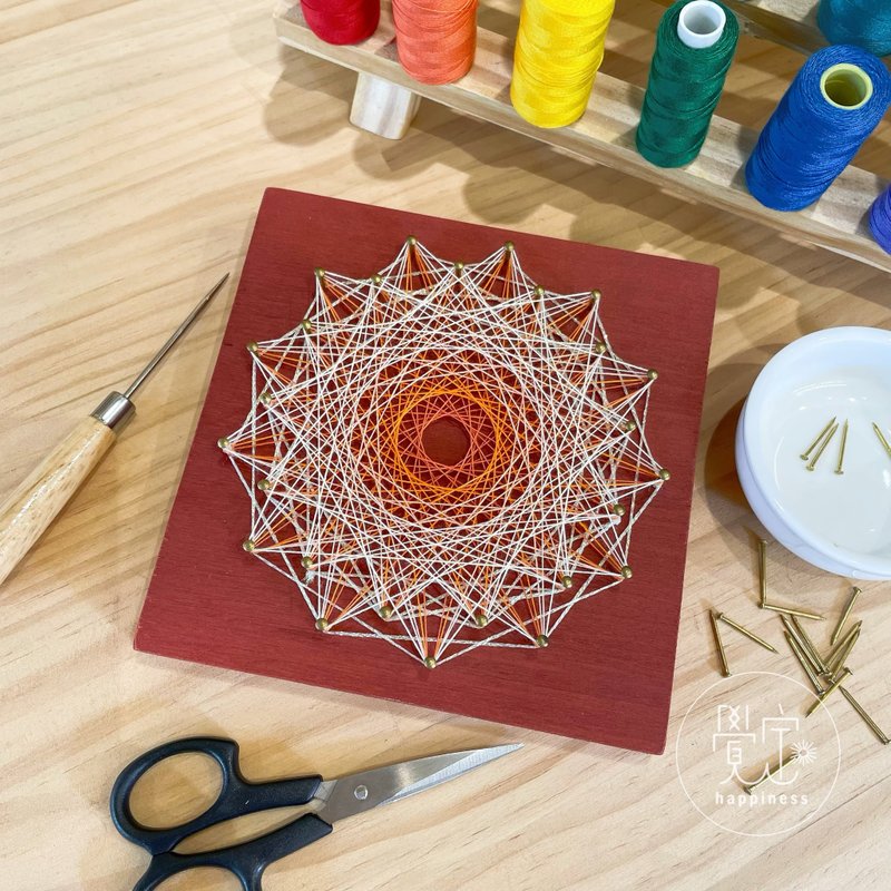 Stringart 藝術創作品 - 擺飾/家飾品 - 其他材質 多色