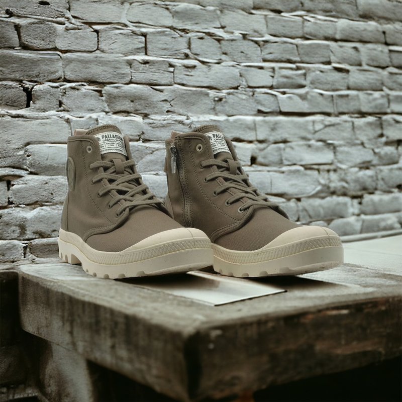 PALLADIUM PAMPA 9色經典拉鍊款潮流帆布軍靴 79101 - 女休閒鞋/帆布鞋 - 棉．麻 多色