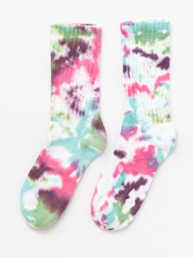 Tie Dye Mid Socks 25~28cm - 襪子 - 其他材質 