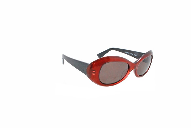 KENZO MANGUE K1407 K821 90s French-made antique sunglasses - แว่นกันแดด - พลาสติก สีแดง