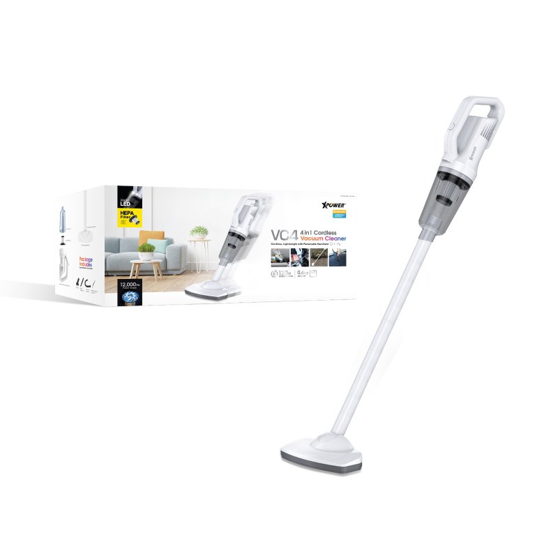 XPower VC4 4合1無線充電吸塵機 - 其他 - 其他金屬 白色