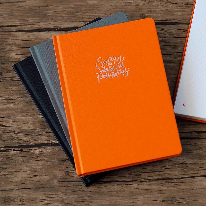 Scented Notebook - สมุดบันทึก/สมุดปฏิทิน - กระดาษ สีส้ม