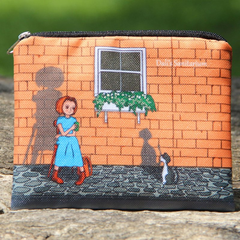 老貓療養院 背影零錢包 - 錢包/皮夾/長短夾 - 其他人造纖維 