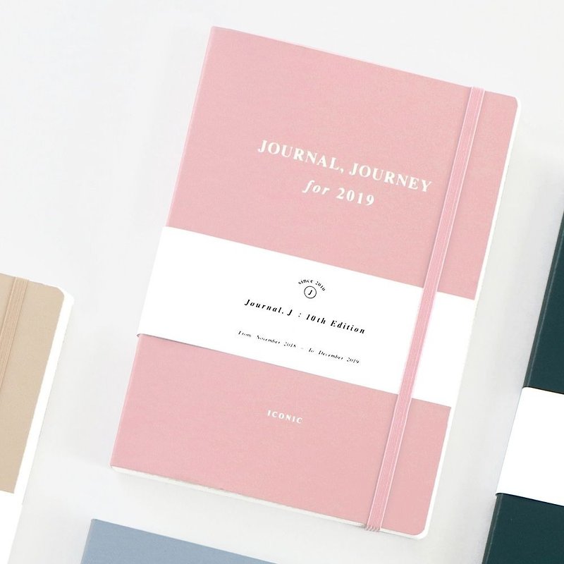 ICONIC 2019 J-Diary Zhou Zhi (Time Limit) - Happy Powder, ICO53221 - Notebooks & Journals - Paper Pink