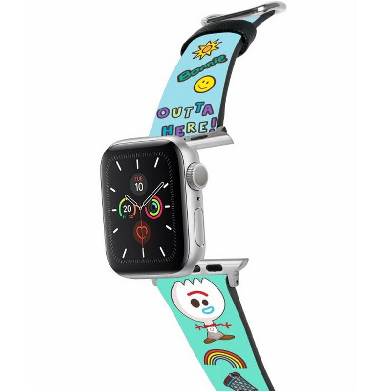 Disney Pixar - Forky Toy Story Saffiano Apple Watch Band Leather - สายนาฬิกา - หนังแท้ 