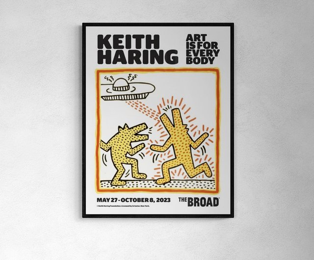 keith Haring ひどく キースヘリング ポスター