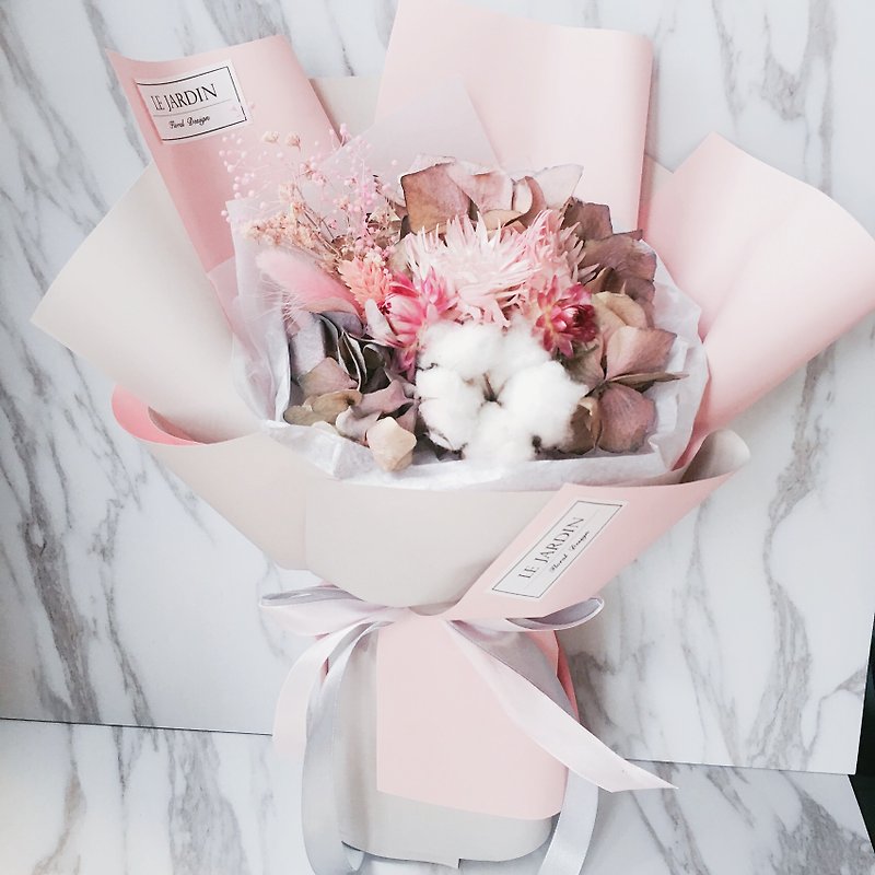 「ル・ジャルダン」酔っ愛の韓国シリーズのハンド製造した乾燥花束/バレンタインデーの誕生日の贈り物 - 観葉植物 - 紙 