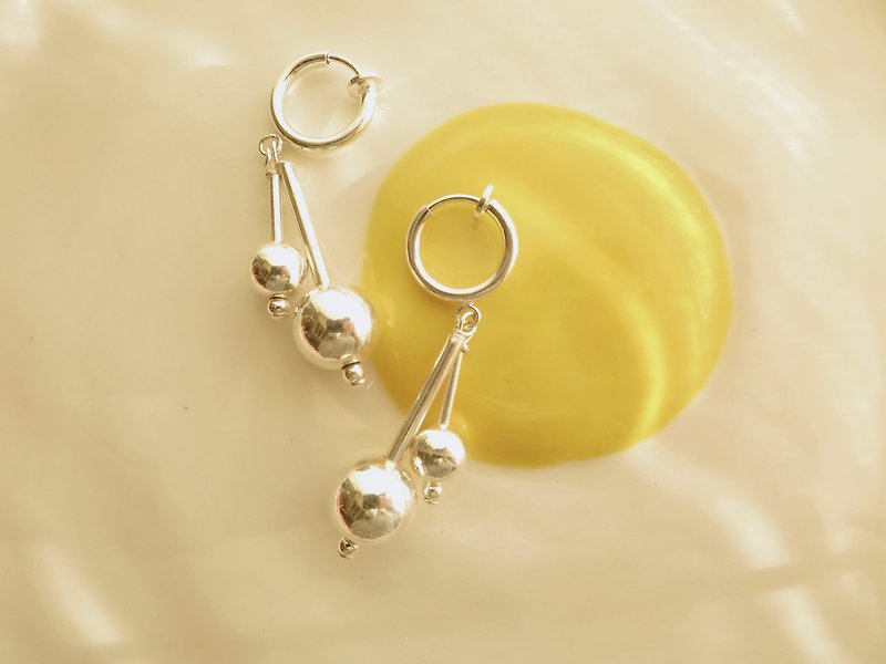Petite comète - Earrings & Clip-ons - Sterling Silver Silver